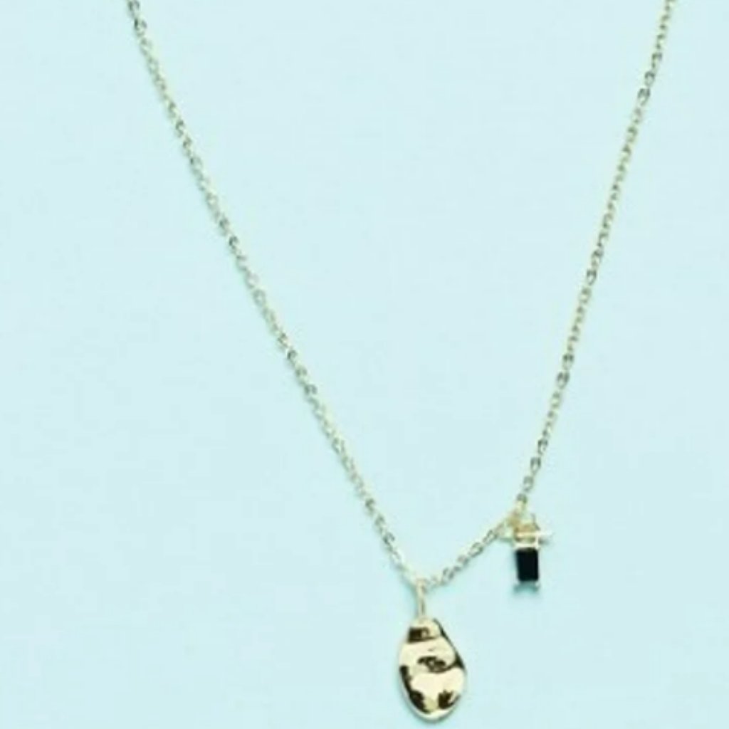 Onyx Charm Necklace | Your Bijoux Box | New/Sealed